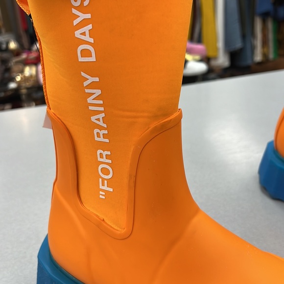 OffWhite Shoes Offwhite Rain Boots Poshmark